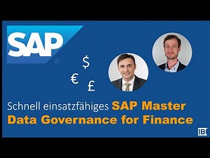 Mit einem vorkonfiguriertem SAP MDG for Finance sofort durchstarten