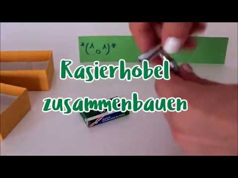 Rasierhobel zusammenbauen
