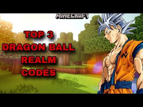 *NEW* TOP 3 BEST DRAGON BALL REALM CODES FOR MINECRAFT BEDROCK EDITION!