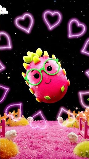 Dragon Fruit Dance | Happy Fruit Dancing | Fruit Dance Baby Sensory