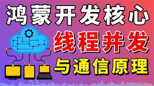 鸿蒙开发核心知识点：线程并发模型与线程通信原理实战深度分析~