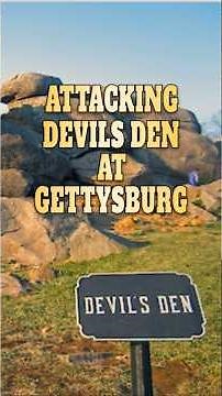 Attacking Devils Den at Gettysburg #history #civilwar #union #confederate #gettsyburg