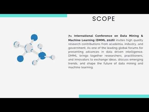 7th International Conference on Data Mining & Machine Learning (DMML 2026)