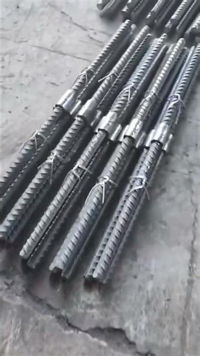 Some make pull test specimen for Mechanical splice in civil engineering,step by step