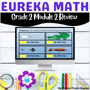 Engage NY {Eureka} Math Grade 2 Module 2 Digital Review with Exit Tickets Test