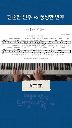CCM PIANO 하나님의 사랑이 반주