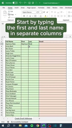 Do not create email manually in Excel ‼️