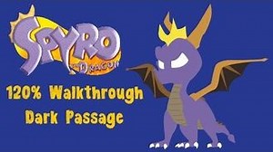 Spyro the Dragon 120% Walkthrough -26 - Dark Passage