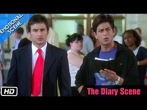 The Diary Scene - Emotional Scene - Kal Ho Naa Ho - Shahrukh Khan, Saif Ali Khan & Preity Zinta