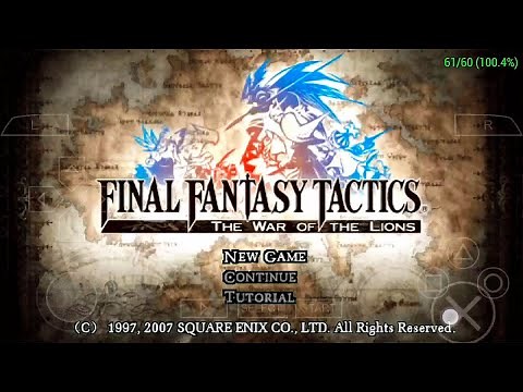 Final Fantasy Tactics : the War of the Lions PSP | PPSSPP Android Gameplay