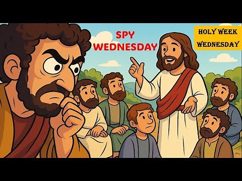 🕊️ Spy Wednesday - Betrayal of Jesus | Holy Wednesday | Holy Week Bible Lesson for Children 🙏