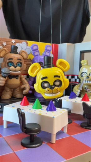 Funko Snaps - Stage Set #fnaf #asmr #shorts #funkosnaps #funko #assembly #freddy #springtrap