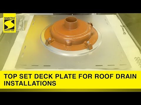 How a Top Set Deck Plate Makes Roof Drain Installations Faster & Safer | Jay R. Smith Mfg. Co.