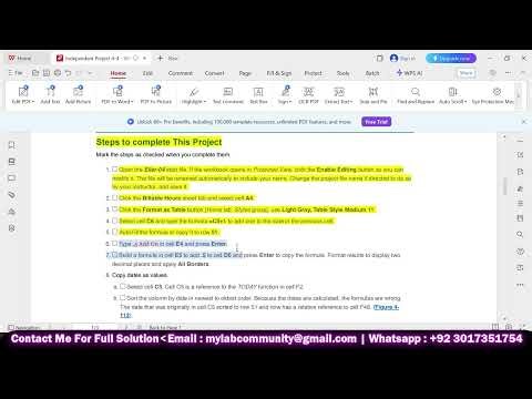 Data & Pivot Tables Independent Project 4-4 | Excel 2021 In Practice - Ch 4 Independent Project 4-4
