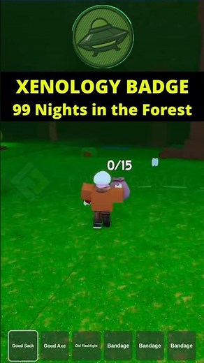 How to Get the Xenology Badge in 99 Nights in the Forest #roblox #99nights #robloxtips
