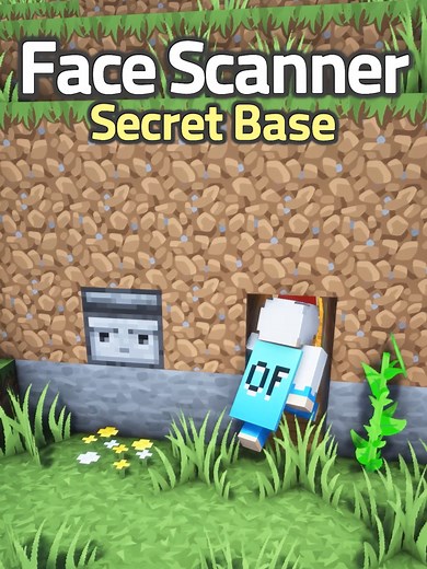 Minecraft Face Scanner 및 비밀 집 만들기