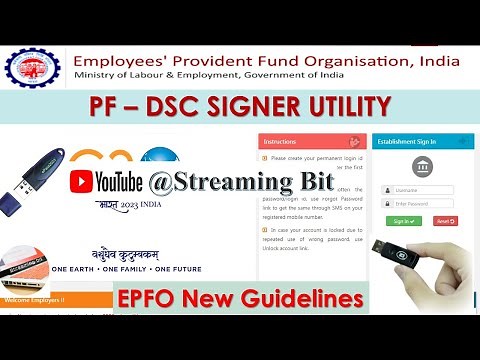 How to Download and Install EPFO DSC Signer Utility| EPFO New DSC process for approval of KYC|