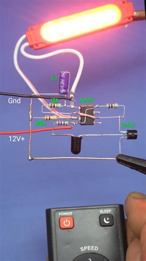 ne555 remote experiment #scienceproject #experiment #shorts