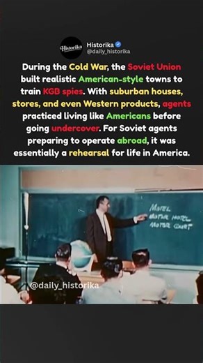 Soviet KGB Created Entire US Suburbs to Train Undercover Agents #Shorts #History