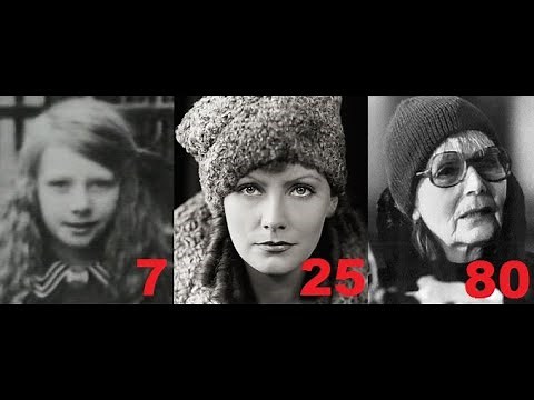 Greta Garbo from 7 to 84 years old