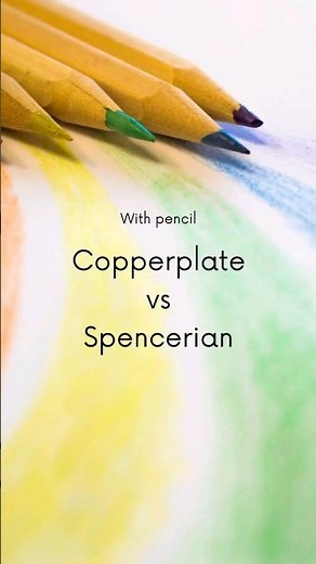 Copperplate vs Spencerian: Calligraphy Showdown! #syncininkbysupriya