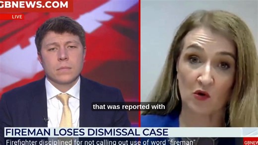 𝐆𝐁 𝐍𝐞𝐰𝐬 𝐈𝐧𝐭𝐞𝐫𝐯𝐢𝐞𝐰𝐬 𝐂𝐚𝐭𝐡𝐲 𝐋𝐚𝐫𝐤𝐦𝐚𝐧 𝐨𝐧 𝐭𝐡𝐞 𝐅𝐢𝐫𝐞𝐟𝐢𝐠𝐡𝐭𝐞𝐫 𝐭𝐡𝐚𝐭 𝐥𝐨𝐬𝐭 𝐚 𝐜𝐥𝐚𝐢𝐦 𝐨𝐟 𝐮𝐧𝐟𝐚𝐢𝐫 𝐝𝐢𝐬𝐦𝐢𝐬𝐬𝐚𝐥 A former firefighter lost his claim of unfair dismissal after resigning over a disciplinary process which found he failed to intervene in workplace conflict. GB News asked WRN's Cathy Larkman to comment | Womens Rights Network