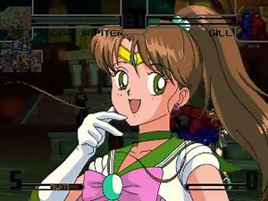Sailor Mars, Sailor Venus, Sailor Mercury, and Sailor Jupiter (Me) vs Gill