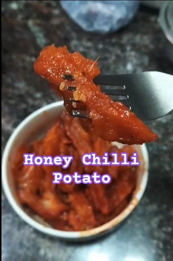 Honey Chilli Potato #food #honeychillipotato #honeychilli #chillipotatoes #viralshort #foryou