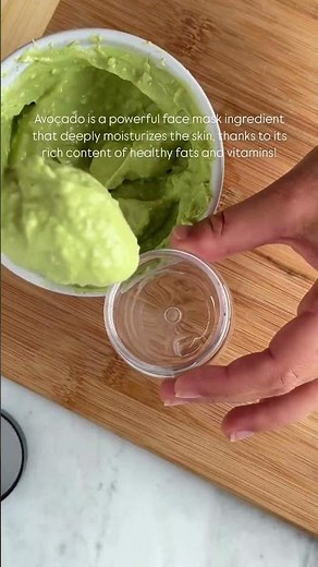 DIY Avocado Face Mask 🥑✨ Spa Day at Home!