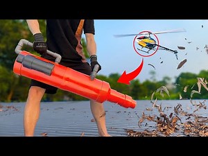 I Never Throw Away PVC Pipe Again ! How to make Leaf Vacuum from Jet motor and PVC Drainage Pipe