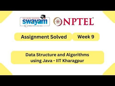 Data Structure And Algorithms Using Java Week 9 || NPTEL ANSWERS | My Swayam | #nptel2026 #myswayam