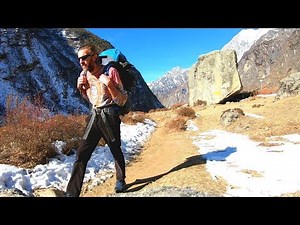 Intense Day of Hiking in the Himalaya Mountains