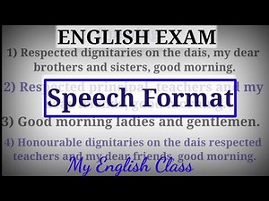 Speech format | Plus two English focus area|English exam questions|Plus one English|Plus two English