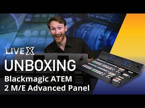 Unboxing: Blackmagic ATEM 2 M/E Advanced Panel