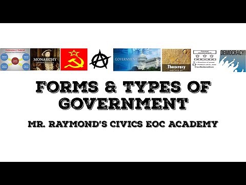 Types & Forms of Government - 3.1 Benchmark Civics EOC