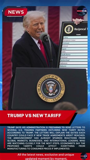 Trump VS new tariff #trendingnews