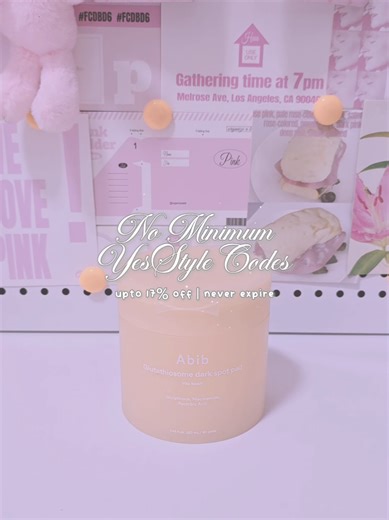 17% off no minimum spend @yesstyle codes that never expires! 🎀😍 @yesstyle.influencers @abib.global #yesstyle #yesstyleinfluencers #yesstylecode #yesstylecoupon #abib