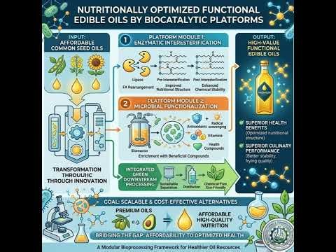 Nutritionally Optimized Functional Edible Oils by Biocatalytic Platforms
