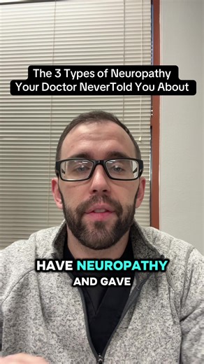 Your doctor said you have neuropathy and gave you Gabapentin. But there are 3 different types, and each one requires a completely different treatment. Here's what they didn't tell you.I've treated over 500 neuropathy patients, and the biggest mistake I see is treating all neuropathy the same. If you don't know which type you have, you'll never get better.Here are the 3 types of neuropathy and why they matter:Number 1 – Metabolic neuropathy from blood sugar issues. This is the most common. High b