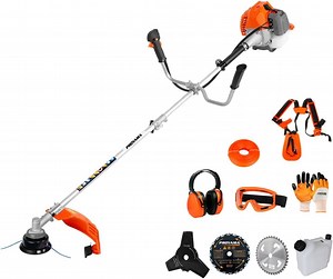 PROYAMA Brush Cutter/String Trimmer/Edger 42.7cc Gas Weed Eater/Wacker 4 in 1
