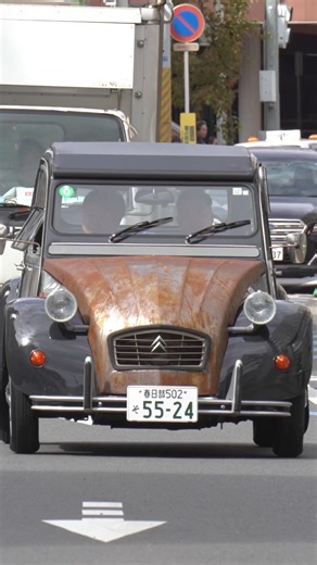 シトロエン2CV入場シーン #旧車 #まつどクラシックカーフェスティバル #jdm #潟菱