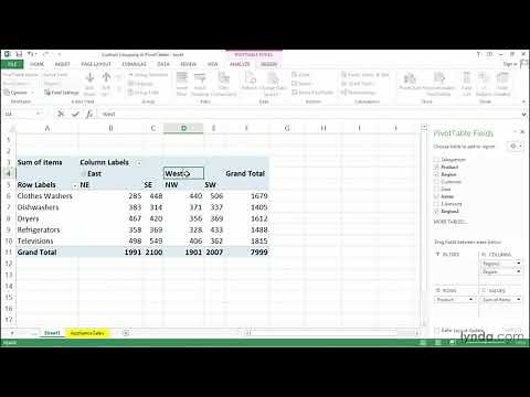Excel Tutorial - Custom grouping in PivotTables