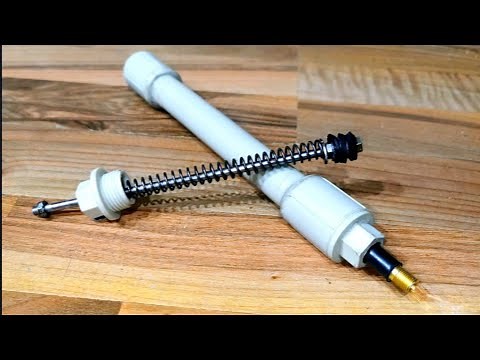 How to Make PVC Pneumatic Cylinder Using Polipropilene Pipe