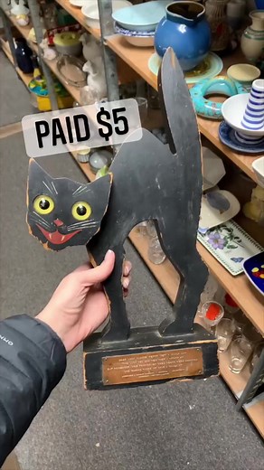 It was hiding under the bed! #crazylamplady #youtube #resellercommunity #ebaylife #vintagestyle #ilovecats | Crazy Lamp Lady