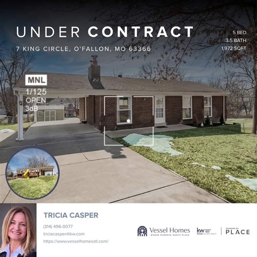 ✨ UNDER CONTRACT! ✨ 7 King Circle in O’Fallon, MO is officially under contract 🎉🏡 This result is a perfect example of what happens when strategy, consistency, and an incredible team come together. Here’s what went into getting this home under contract 👇 🚪 Door knocking & personally meeting the neighbors 🏘️ Taking time to truly understand the neighborhood and buyer pool 🏠 FOUR open houses to maximize exposure and gather real-time feedback 📣 Promoting the heck out of this home across social