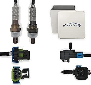 Oxygen O2 Sensor Upstream and Downstream Compatible with 2.4L for 2006-2014 Chevy Captiva Sport Equinox Malibu GMC Terrain Pontiac G6 Solstice Saturn Aura Sky Vue 234-4242 234-4251