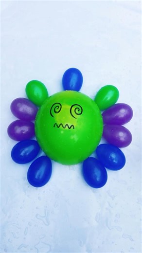 😱🤩🥶 Popping Colorful Water Balloons #shorts #trending #balloon