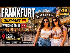 🇩🇪 Frankfurt Germany Walking Tour 4K 🇩🇪 | City Center, Skyline & Best Places to Visit Germany 2026