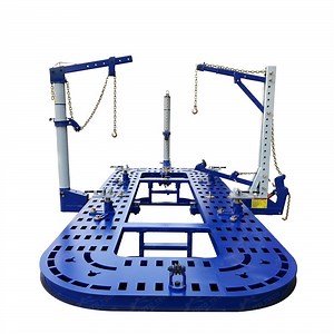 [Hot Item] 10-Ton (100KN) Car Body Straighting Bench Toolings Carts Included Car Bench