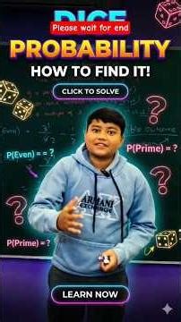 how to find the probability of dice#trending #viralvideo #education #maths